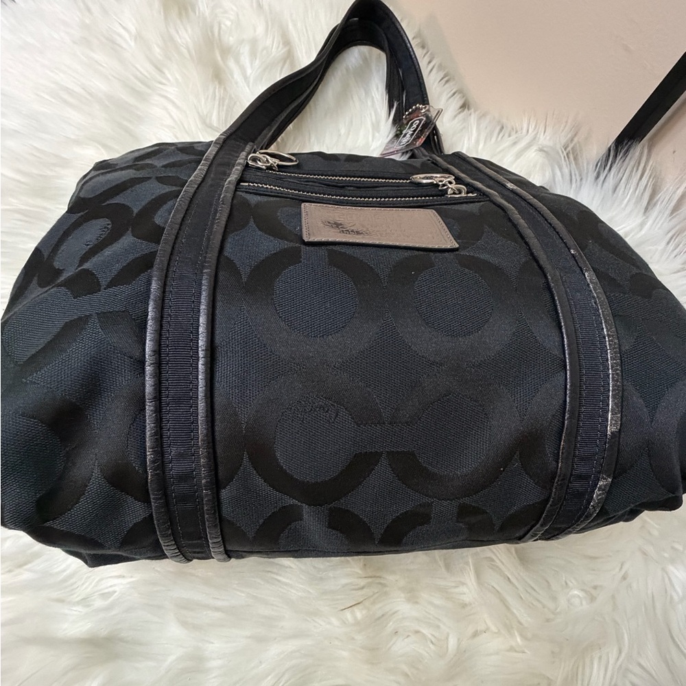 Coach Black Signature Tote Bag - Picture 5 of 11